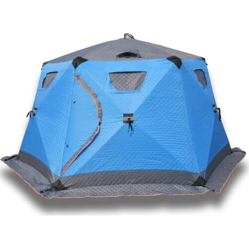 Winter fishing tent outdoor cold and wind proof ice fishing camping thickened cotton tent winter fishing field tent