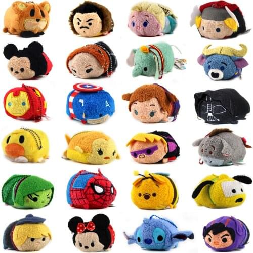 Tsum Tsum Plush Mini Cartoon Animal Iron Man Captain America Brinquedos Para Bebe Oyuncak Toys for Girls 9cm
