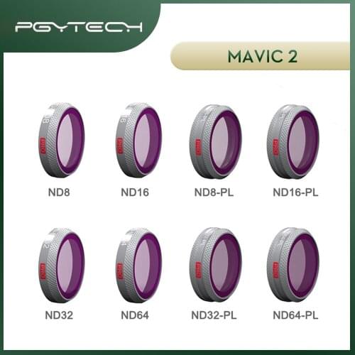 Mavic 2 Zoom Professional Filters Set ND4 ND8 ND16 ND32 ND4/8/16/32-PL for Mavic 2 Zoom Camera Drone PGYTECH Original