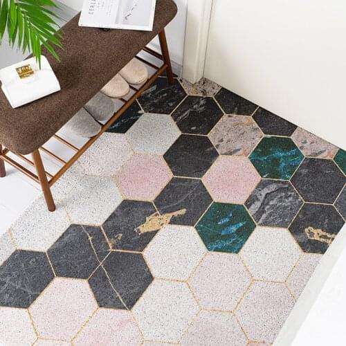 Pink Plaid Doormat Carpet Can Be Cut Customize Size Non-slip Doormat Living Room Bedroom Bathroom Hallway Entrance Mats Carpet