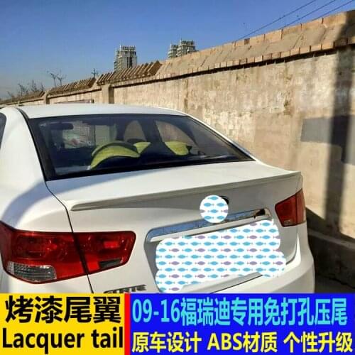 Suitable For Special Kia Tail 09-16 Freddy Modified Pressure Tail, No Hole Decoration Fixed Wing