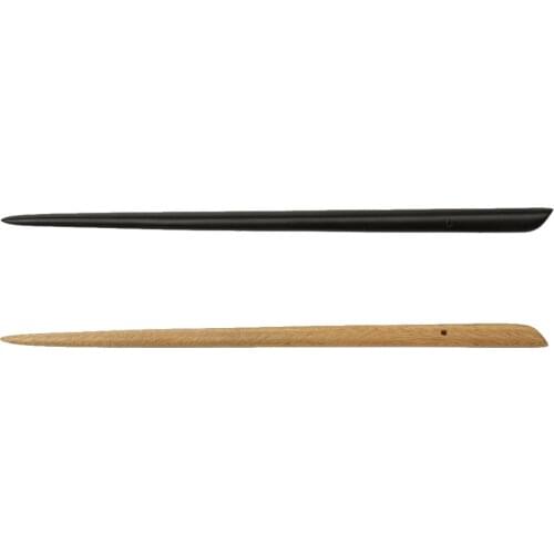 Pack of 2 Vintage Sandalwood Pearl Hair Stick Vintage Hair Chopsticks Hairpins Chignon Pins Wood+Black