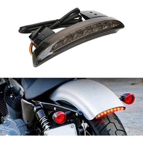 Motor Back Fenders Edge Light Stop Running Light Compatible with Sportster XL883N 1200N XL1200X XL1200V 40GF
