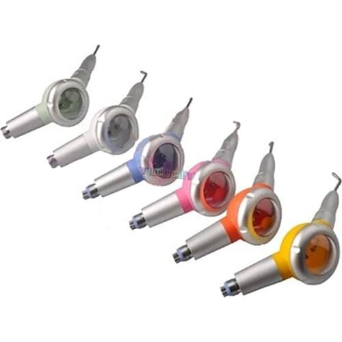 1pc Dental Air Polishing Handpiece Teeth Polisher for 4-hole/2-hole 6colors for choose jet airflow oral hygiene tooth whitening