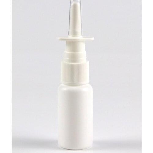 10ml Reusable Empty Plastic Spray Bottle Nasal/Mouth Mist Bottle For Medicines