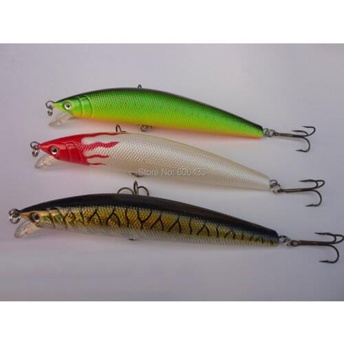 3PCS Sea fishing fish Minnow lure Lures hook suspending Crank baits 30g 15cm Free shipping
