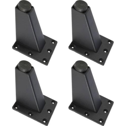 4 Pcs 8cm Adjustable Metal Furniture Leg Thick Aluminum Alloy Table Cabinets Feet Sofa Bed TV Cabinet Legs