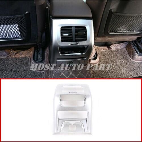 ABS Plastic Chrome Interior Rear Air Outlet Frame Cover Trim For BMW X3 X4 G01 G02 2018-2021 1pcs Car Decoration Car Trim