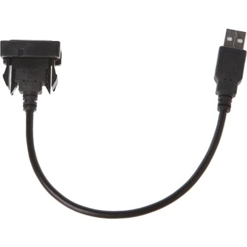 AUX USB Port Cable 12-24V Cord Wire USB Charging Adapter for toyota Vios/Corolla N0HF