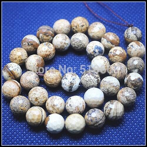 Nature beads Faceted jasperrs stone beads accessories charms mens bracelet making size 4mm 6mm 8mm 10mm 12mm