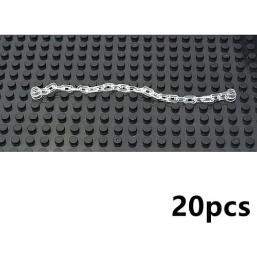 Chain Bricks 20Pcs/set Military Building Block City military Scene Accessory MOC DIY Parts 30104 92338 chain Toys For Children