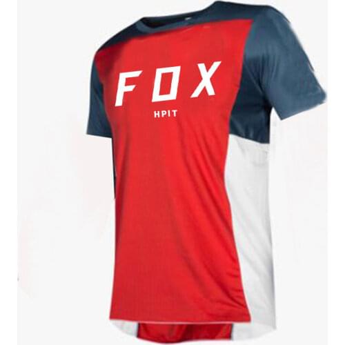 Hpit fox MTB Jersey Quickdry Motocross Wear BMX Cycling Mountain Bike Clothing Downhill Outdoor Sport T Shirt