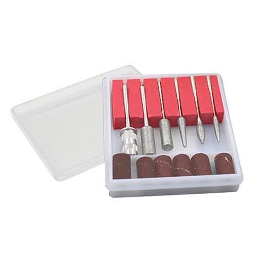 Hot sale 12 Pcs Professional Nail Art Beauty Salon Manicure Drills Files Bits Set Kit
