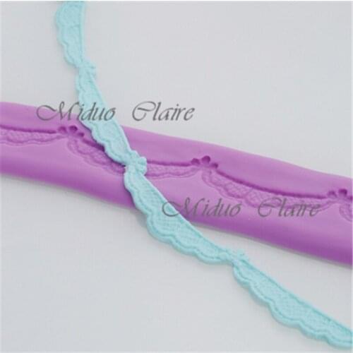 Cake Decorating Fondant Baking Mold Tool Vintage Trims Mold Border Foondant Chocolate Gumpaste LM Mold for Wedding Cake Decor 02