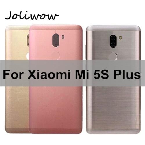Battery Housing For Xiaomi 5S Plus Mi5S Plus Back Battery Cover Case+Power Side Buttons+Glass Lens with Fingerprint