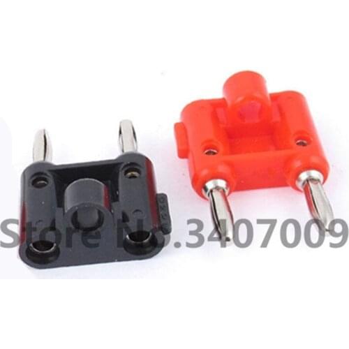 Red Black Speaker Double Banana Jack for Binding Post