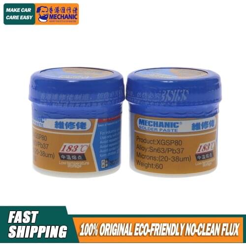 Original Hong Kong MECHANIC-XG-SP80 solder paste SMT patch solder paste BGA rework station flux XG-80 60g