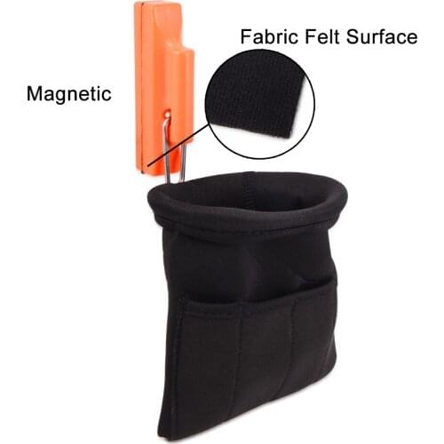 EHDIS Strong Magnetic Gripper Tool Bag for Car Vinyl Film Wrap Decorate Glass Window Tinting Scraper Knife Holder Portable Pouch