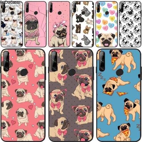 Cute funny cartoon puppy dog Phone Case For Huawei Y5 II Y6 II Y5 Y6 Y7Prime Y9 2018 2019 For honor 8 8X 9 9lite