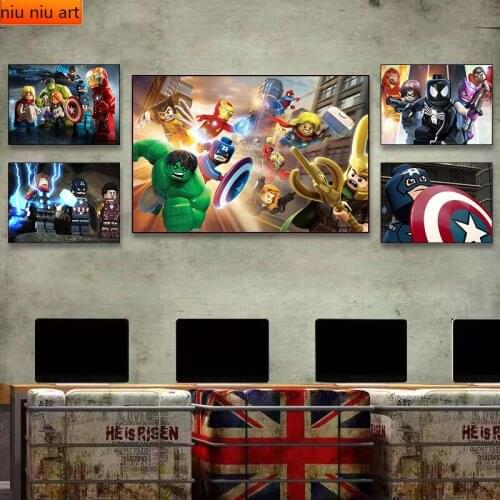 Disney Anime 5D DIY Spiderman Iron Man Hulk Full Diamond Embroidery Diamond Inlaid Diamond Mosaic Cross Stitch Kits Room Decor