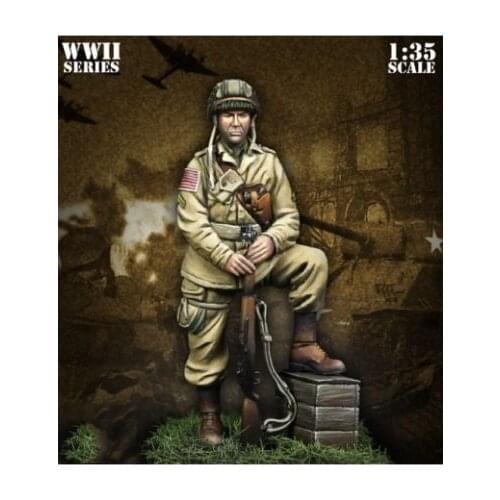 New Unassembled 1/35 ancient man stand include one Figures Resin Kit DIY Toys Unpainted kits