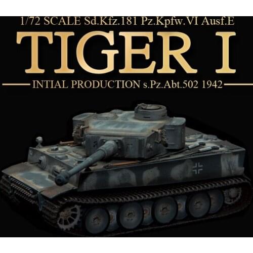 New Listing Toys Soldier Models 1/72 Finished Goods Tiger I Tank
