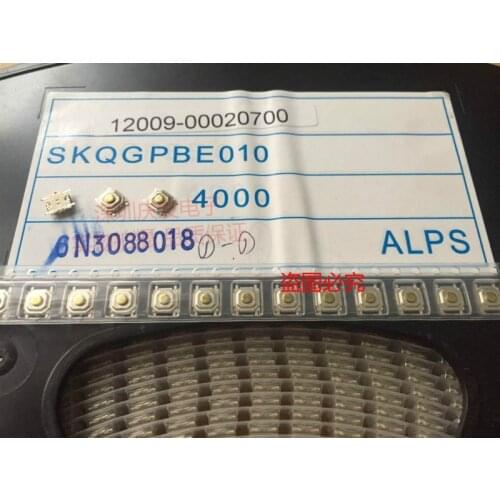 Original new 100% touch switch SKQGPBE010 4*4*1.5mm car audio key switch