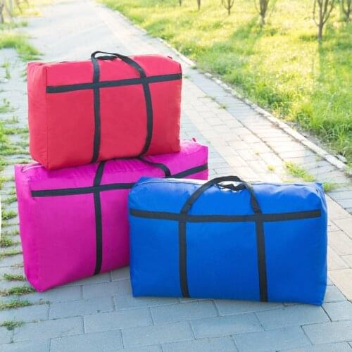 Moving Storage Bag Oxford Cloth Reinforced Portable Snakeskin Packing Pouch Duffel Large Capacity Moving Organizer Pack Supplies