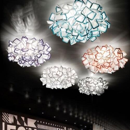 Nordic Flowers ceiling lights for room lamp decoration salon lustre bedroom light fixture modern LED lighting Acrylic lampshade