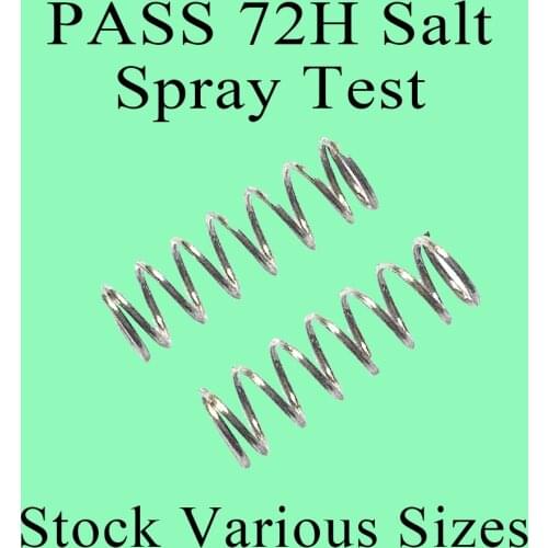 10pcs Factory customization wire diameter 0.6mm stainless steel long helical coil compression spring