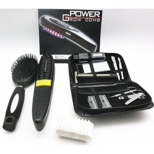 Drop Ship NEW Electric Infrared Laser Antistatic Anti-Hair Loss Scalp Massage Comb Hair Growth Treatment Brush