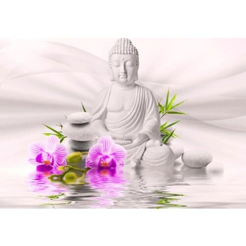 BUDDHA ZEN SPA Photo Art Silk Poster Print 24x36inch