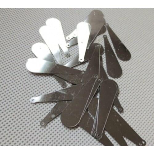 Sewing supplies Silver bottom 10x34mm suspender piece garment wedding dress shoes DIY accessories pearl piece PVC sequins