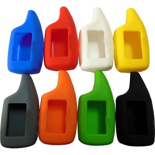 Russia version M5 silicone case for Scher-khan magicar 5 /magicar 6 lcd two way car remote