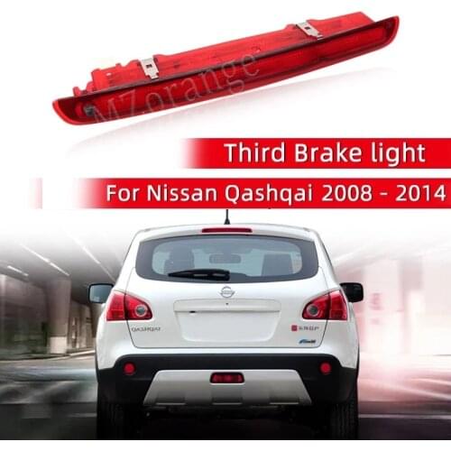 LED Rear Third Brake Light Stop Lamp For Nissan Qashqai J10 2008-2014 LED High Positioned High Mount Taillight Car Parts