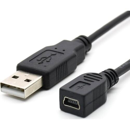 USB2.0 A male to MINI USB female extension cable 25cm