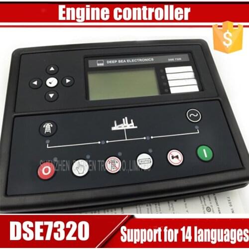 1PC generator controller with Auto Start Control Module,14 language,Detection/protection for EFI non-EFI and gas engine