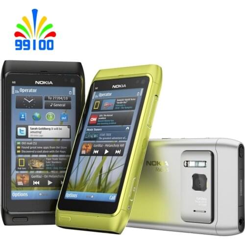 Refurbished Unlocked Cell Phone Nokia N8 3.5Inch Screen Symbian Mobile 3G WiFi 12.0Mp Camera
