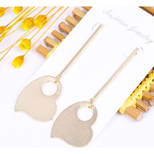 2020 Womens Earrings Accessories Handmade Jewelry Long Earrings Korean Fashion Bohemian Christmas Declaration Metallic Gold New