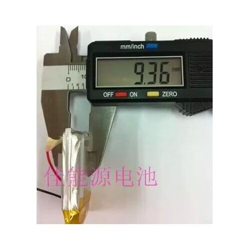 3.7V polymer lithium battery 902543 900MAH wireless WAIFI stereo Bluetooth headset game machine Rechargeable Li-ion Cell