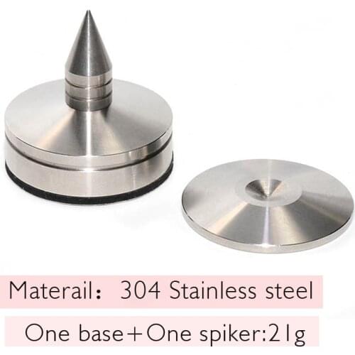 High quality Acrolink 304 Stainless Steel Audio Isolation Amplifier DAC Turntable Radio CD Player Stand Base Cone