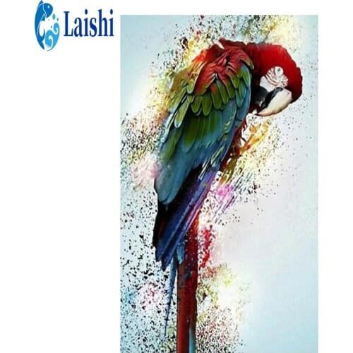 5D DIY Diamond Painting Doodle parrot Cross Stitch Full Round drill /square Diamond Embroidery New Handicrafts Home Decor pictur