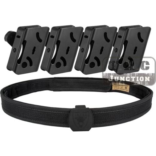 Aluminum Pistol Magazine Pouch Shooting Inner & Outer Belt Kit IPSC USPSA IDPA Competition High Speed Adjustment Race Master Set