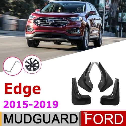 Car Mudflap For Ford Edge 2nd 2 Gen 2019~2015 Front Rear Fender Mud Guard Flap Splash Flaps Mudguards Accessories 2018 2017 2016