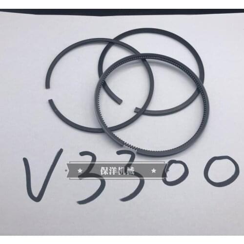 Free shipping for sunward 70 Excavator Kubota Tractor Harvester Kubota V3300 Engine Piston Ring