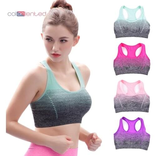 Coloriented Active Bra Wireless Underwear High Stretch Breathable Women Seamless Bra Clolorful Fashion Design
