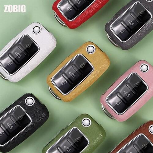 ZOBIG for VW Key Fob Cover Compatible for VW Beetle Passat Tiguan Touran Jetta MK1-MK6 Golf GTI/Rabbit/R/MK6/MK5