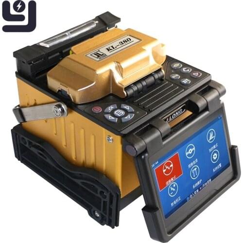 DHL free shipping original JILONG KL-380 fiber optical fusion splicer core alignment Fiber Splicing welding machine kit
