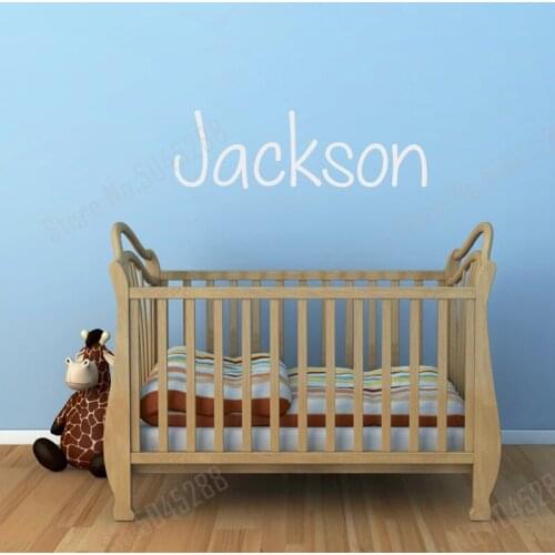 Name Wall Decal Boy Name Decal Custom Name Wall Sticker for Bedroom Personalized Name Boys Name Vinyl Decal Name Nursery Z613