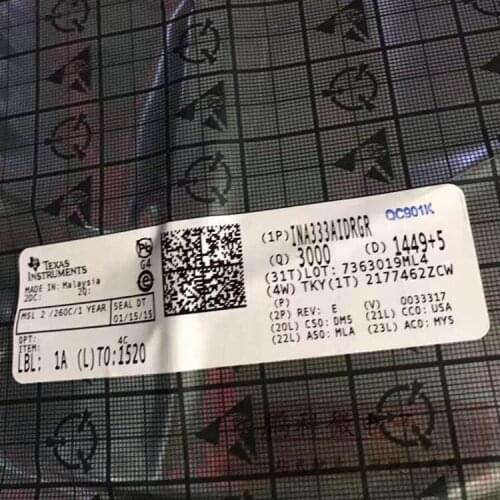 INA333AIDRGR INA333 I333 SON8 Op Amplifier IC New Sense